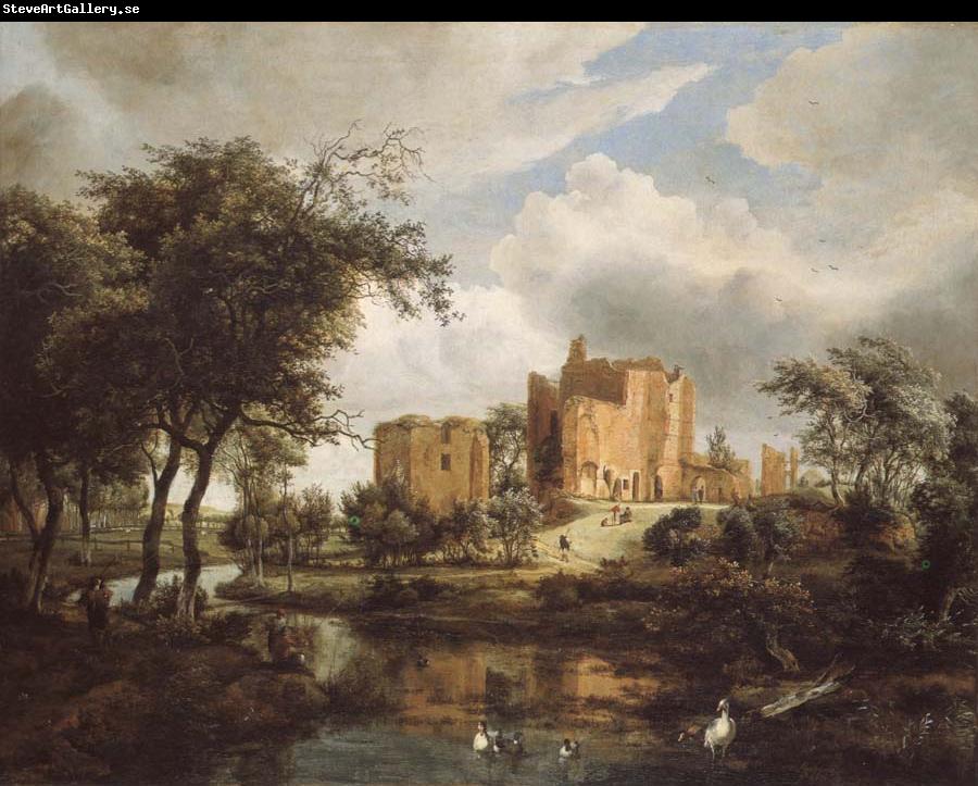 Meindert Hobbema The Ruins of Brederode Castle